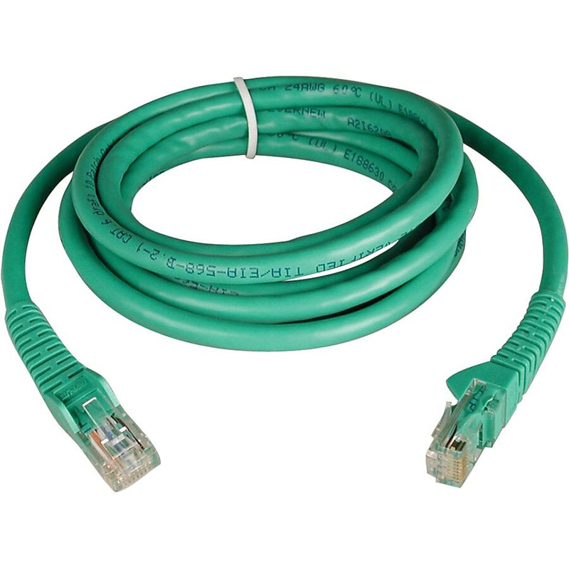 Tripp Lite 7' Cat6 RJ45/RJ45 Snagless Molded Patch Cable, Green