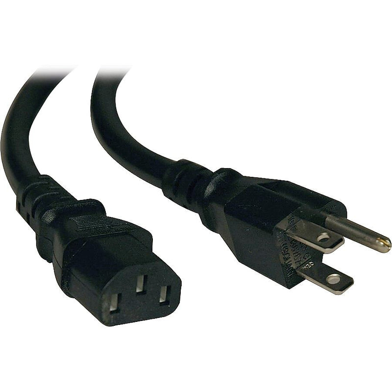 Tripp Lite P006-001 1' NEMA 5-15P to IEC-320-C13 Power Cord, Black
