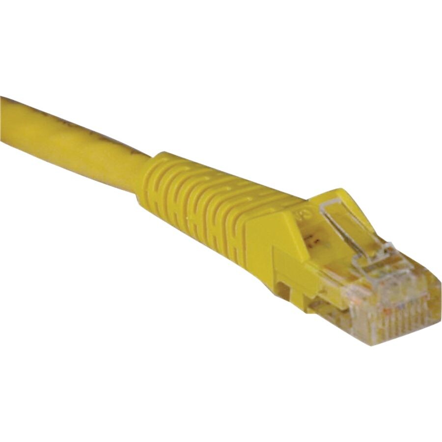 Tripp Lite N201-010-YW 10' CAT-6 Gigabit Snagless Molded Patch Cable, Yellow