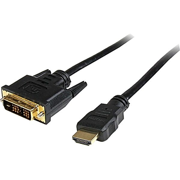 StarTech 3' HDMI to DVI-D Male Video Cable, Black