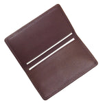 Royce Leather Business Card Case, Burgundy