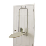 Household Essentials Over The Door Ironing Board, 14"W x 44"L, Satin Silver (144222)