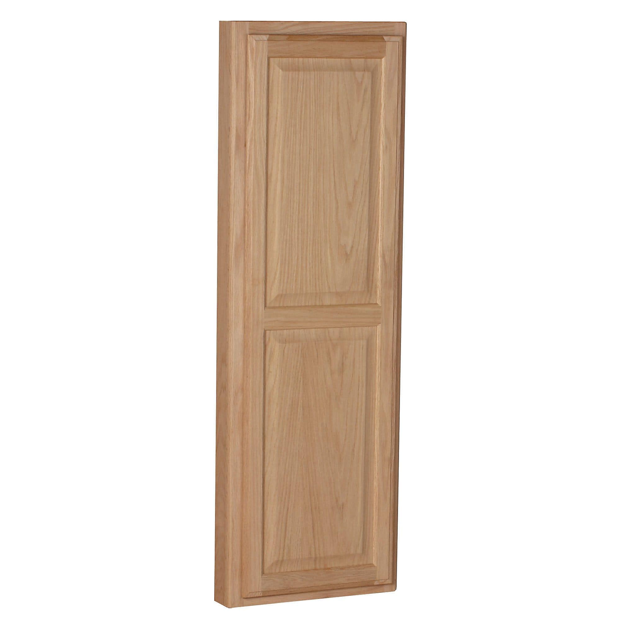 Household Essentials STOW AWAY In-Wall Ironing Board, 4 1/4"H x 15 3/4"W, Unfinished Oak (18200-1)