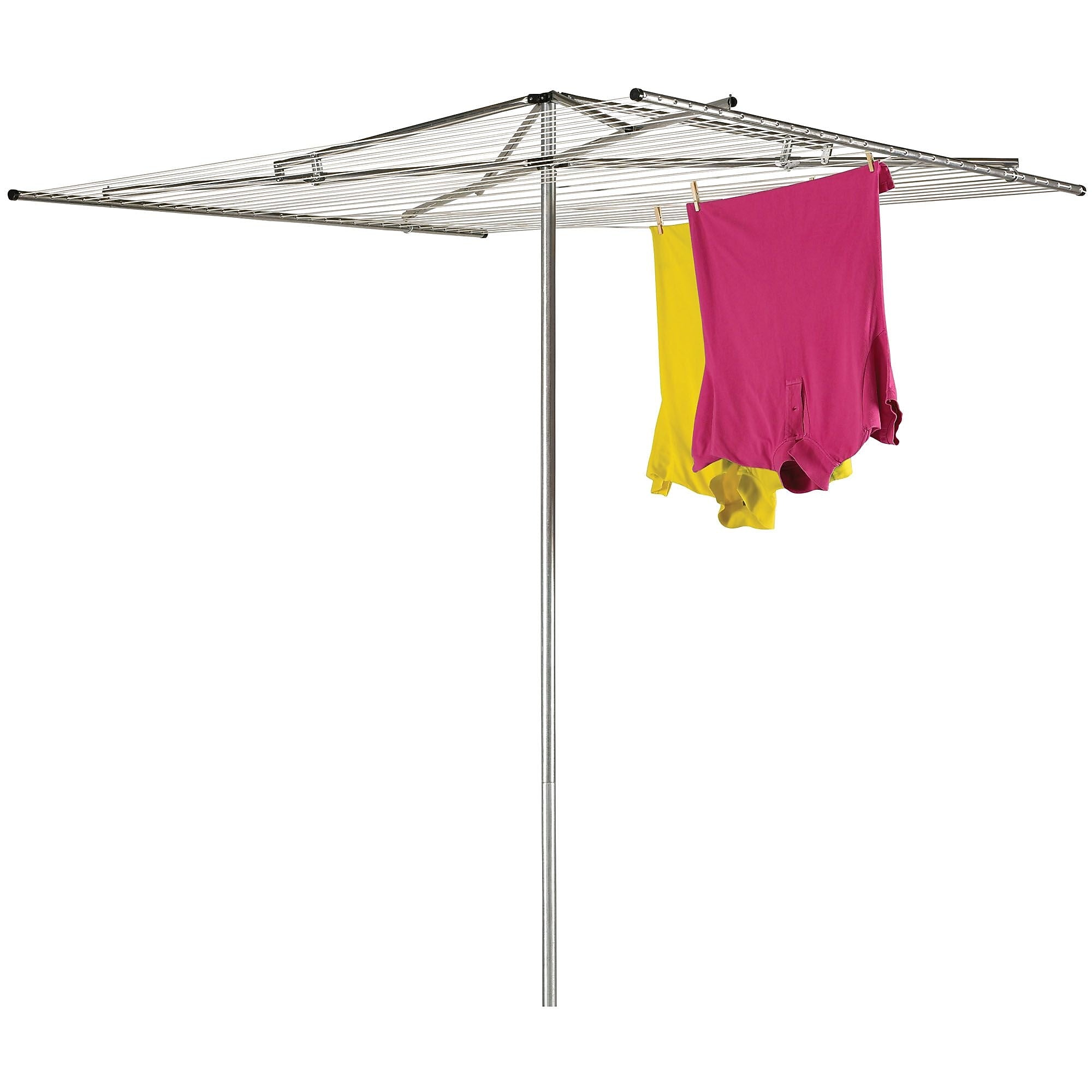 Household Essentials Expandable Aluminum Clothesline, Silver (3000)