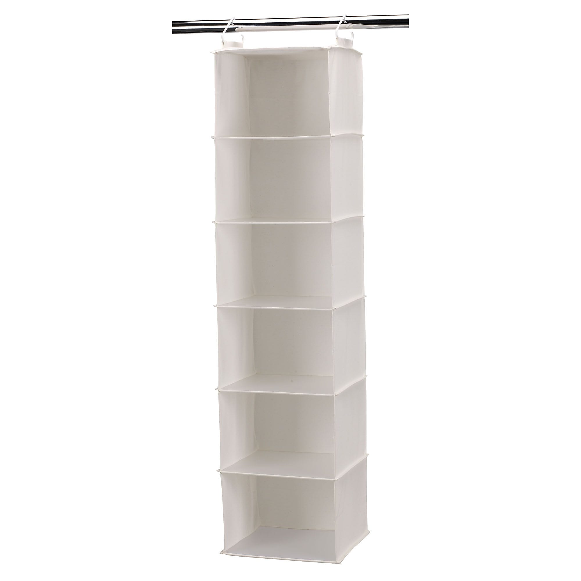 Household Essentials Hanging Sweater Organizer With 6 Shelf, Natural (311312)