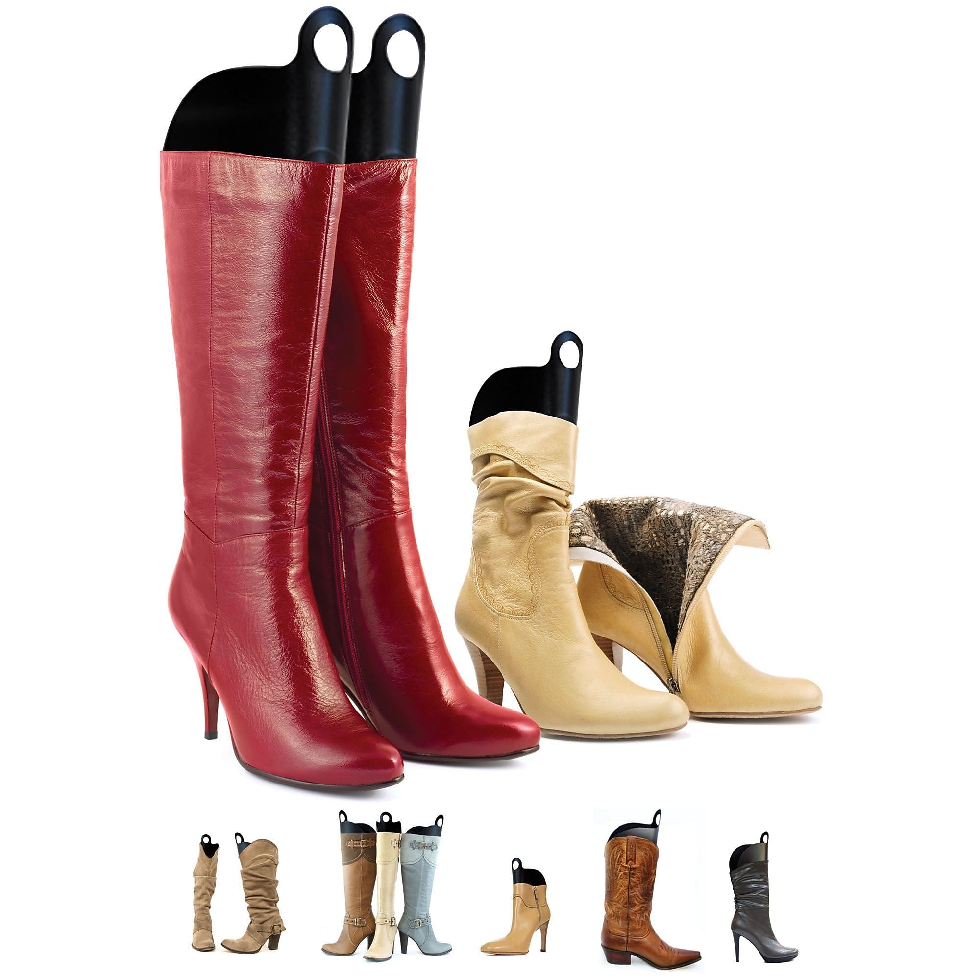 Household Essentials Cedar Fresh Boot Shapers, Black (69104)