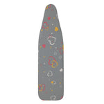 Household Essentials Ultra Sparkle Hearts Ironing Board Cover & Pad, 18"W x 58 1/2"L, (7001-1)