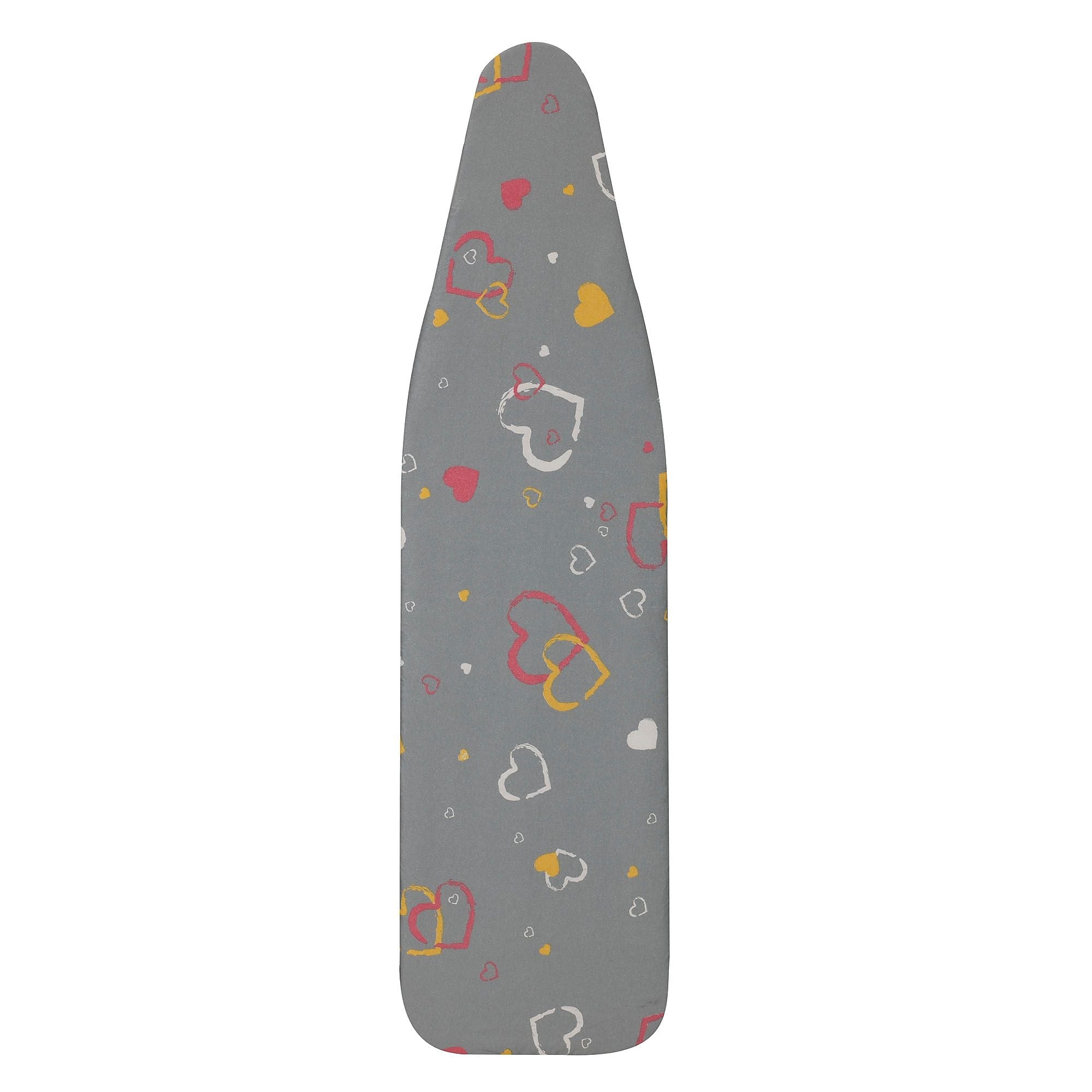 Household Essentials Ultra Sparkle Hearts Ironing Board Cover & Pad, 18"W x 58 1/2"L, (7001-1)