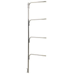 Household Essentials Hinge-It Clutterbuster Family Towel Bar, Chrome (H12003)