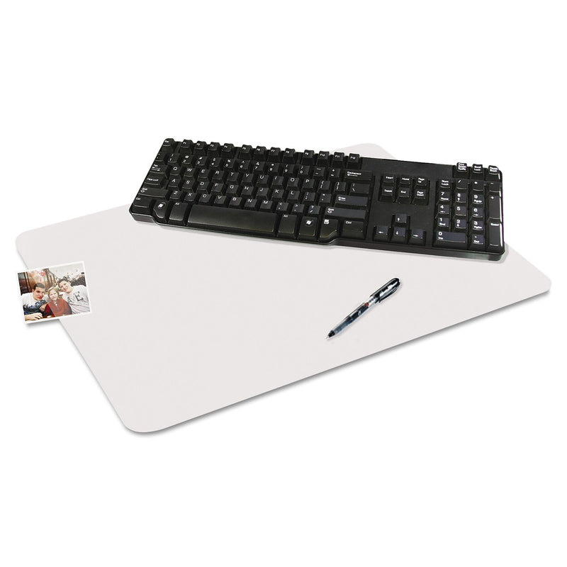 Artistic Krystal View Microban Anti-Slip Vinyl Desk Pad, 38" x 24", Clear (60-8-0MS)