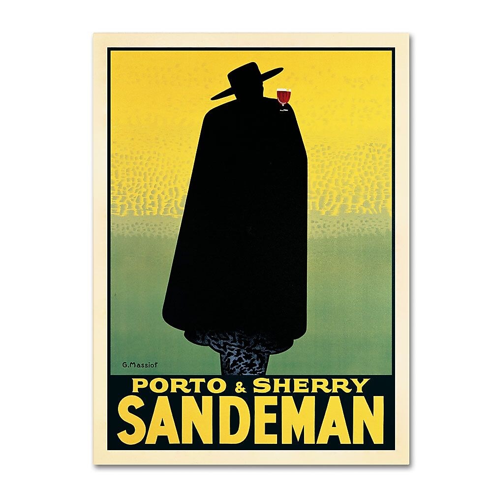 Trademark Fine Art 'Porto and Sherry Sandeman' 14" x 19" Canvas Art