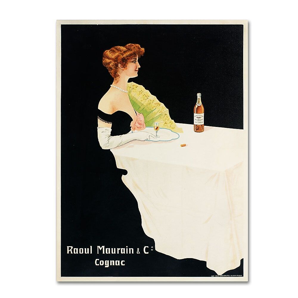 Trademark Fine Art 'Raoul Maurain and Co Cognac' 24" x 32" Canvas Art