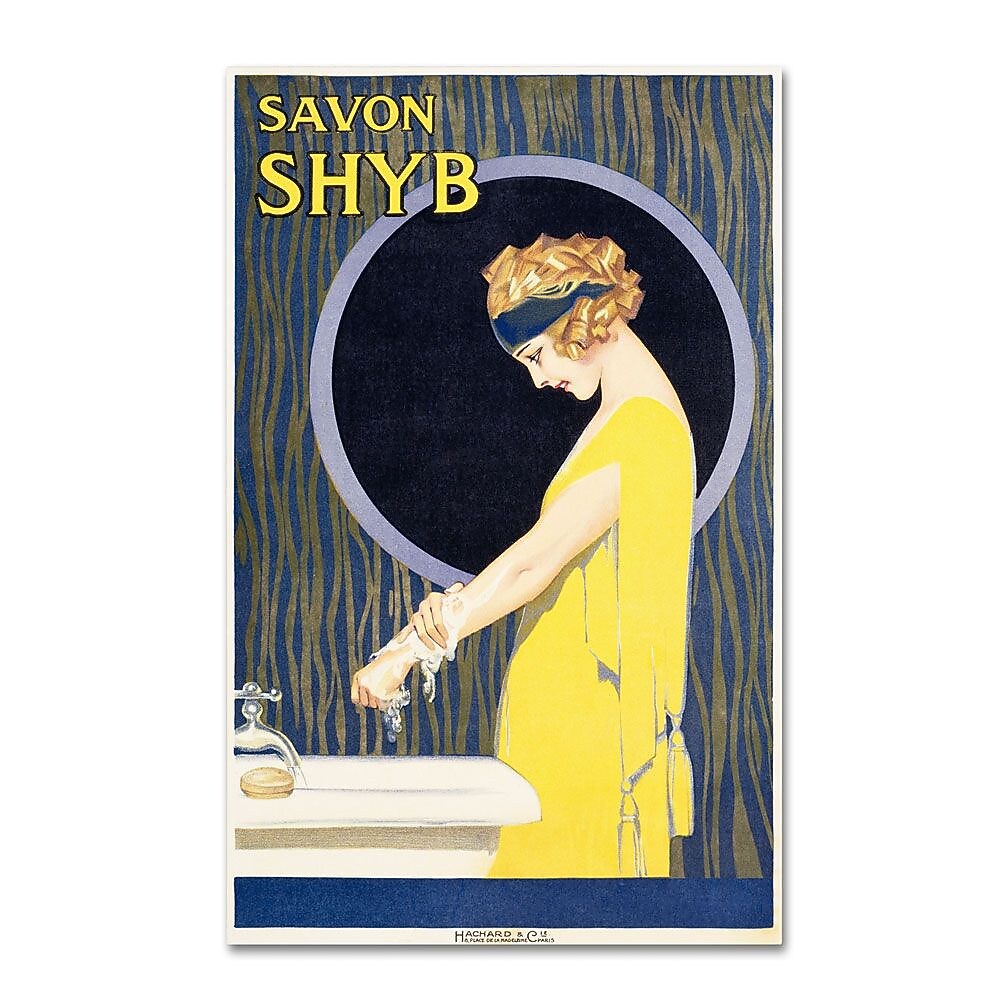 Trademark Fine Art 'Savon S H Y B' 16" x 24" Canvas Art