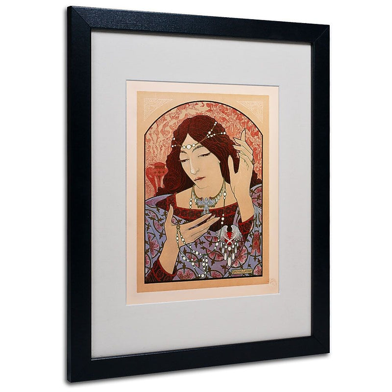 Trademark Fine Art 'Lenoir' 16" x 20" Black Frame Art