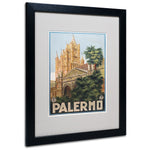 Trademark Fine Art 'Palermo' 16" x 20" Black Frame Art