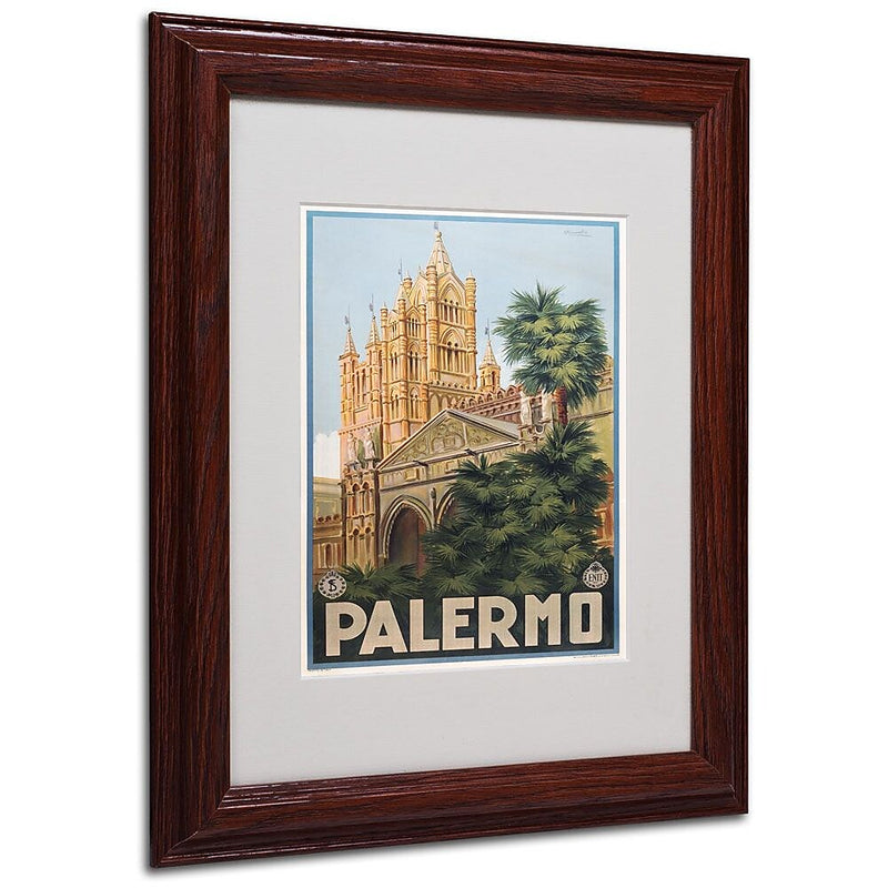 Trademark Fine Art 'Palermo' 11" x 14" Wood Frame Art