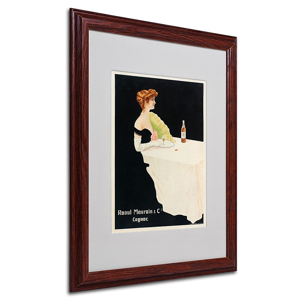 Trademark Fine Art 'Raoul Maurain and Co Cognac' 16" x 20" Wood Frame Art