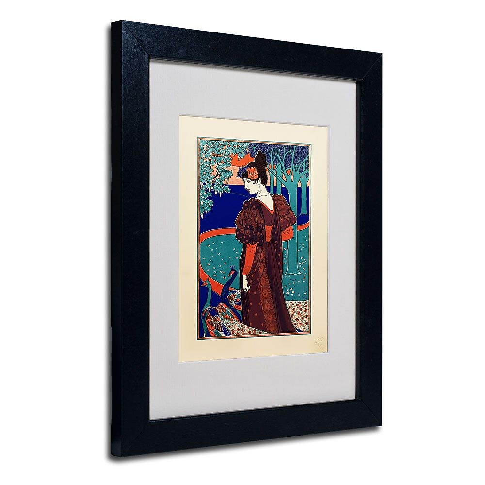 Trademark Fine Art 'Rhead' 11" x 14" Black Frame Art