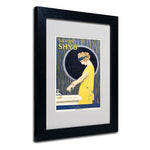Trademark Fine Art 'Savon S H Y B' 11" x 14" Black Frame Art
