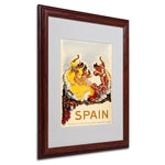 Trademark Fine Art 'Spain - Women Dancing' 16" x 20" Wood Frame Art