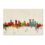 Trademark Fine Art 'Denver, Colorado' 30" x 47" Canvas Art