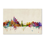 Trademark Fine Art 'New York, New York' 16" x 24" Canvas Art