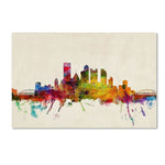 Trademark Fine Art 'Pittsburgh, Pennsylvania' 22" x 32" Canvas Art