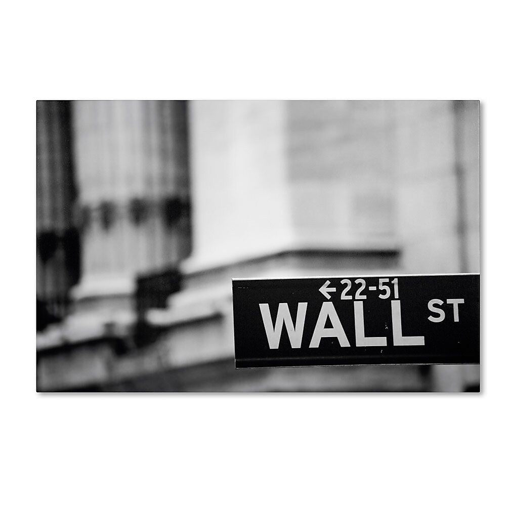 Trademark Fine Art 12" x 19" Wooden Frame Street