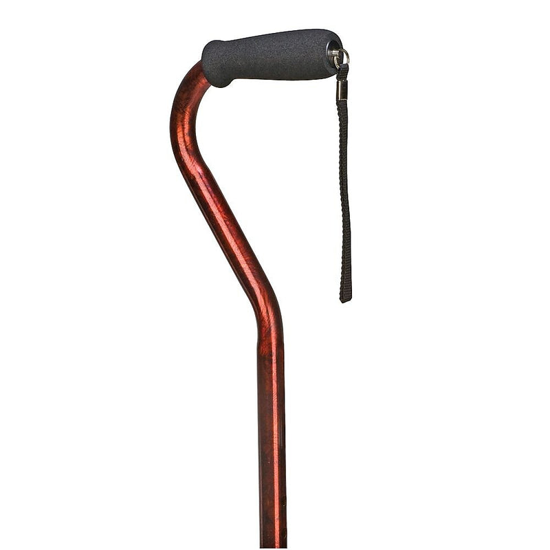 Briggs Healthcare Cane Off Set Alum Adjustable Copper Swirl