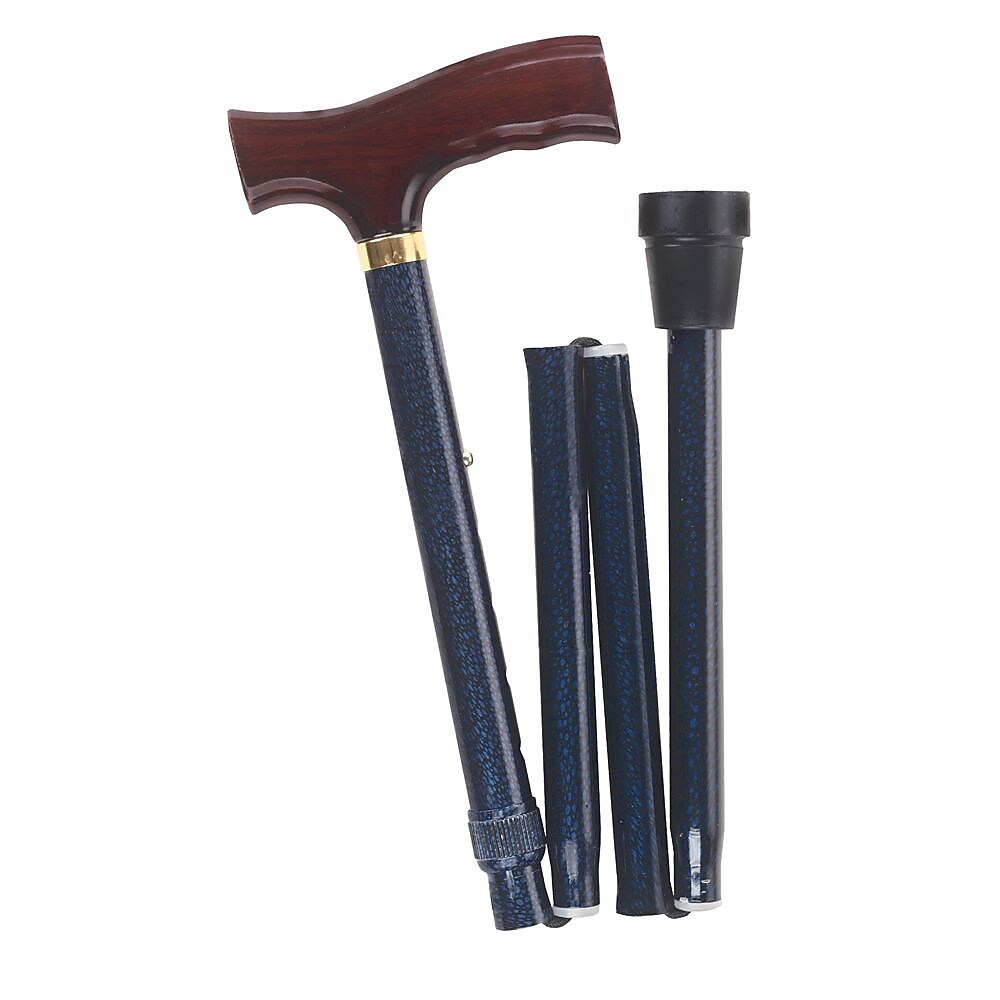 Briggs Healthcare Designer Folding Cane, Blue Ice (502-1325-9913)