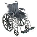 Briggs Healthcare Wheelchair with Removable Desk Arms, Black (503-0664-0200)