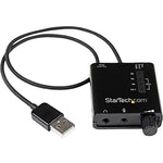 StarTech USB Stereo Audio Adapter External Sound Card With SPDIF Digital Audio