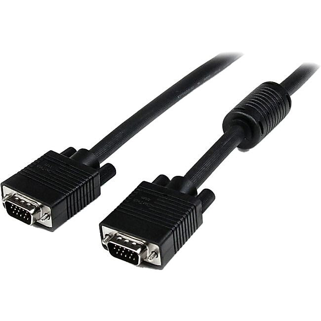 StarTech 30' HD15M to HD15M Coax High Resolution Monitor VGA Cable, Black