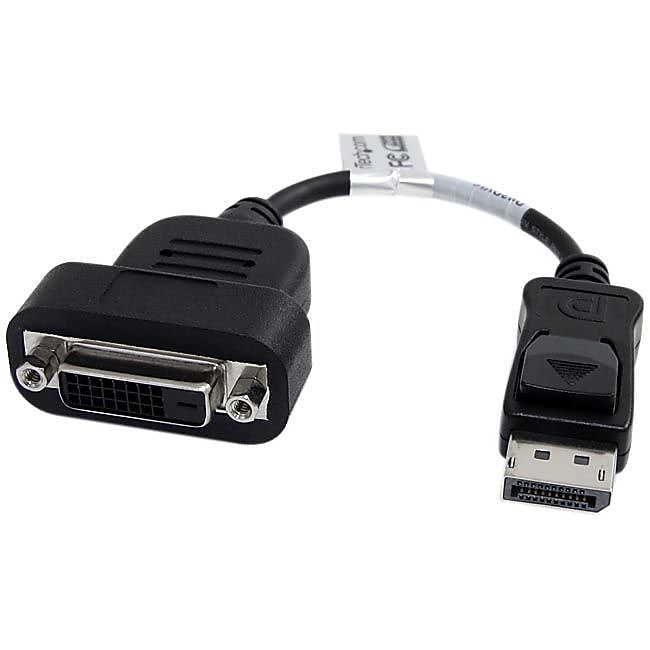 StarTech 7.9" DisplayPort to DVI Single Link Active Adapter, Black
