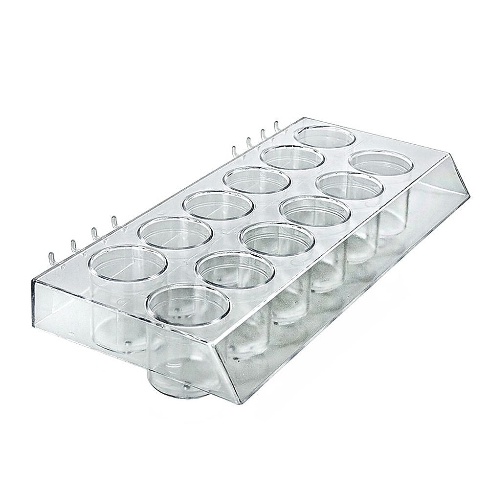 Azar Displays 12-Cup Molded Display Tray, 2/Pack (225579)
