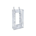 Azar Brochure Holder, 4.125" x 9", Vertical, Wall Mounted, Clear, Plastic, 10/Pack (252343)