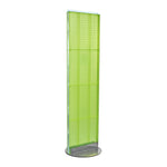 Azar Displays 16" x 60" Pegboard Freestanding Floor Display Green