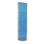 Azar Displays 16" x 60" Pegboard Floor Stand Blue