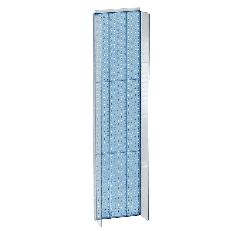 Azar Displays 14" x 60" Pegboard Powerwing Display Blue