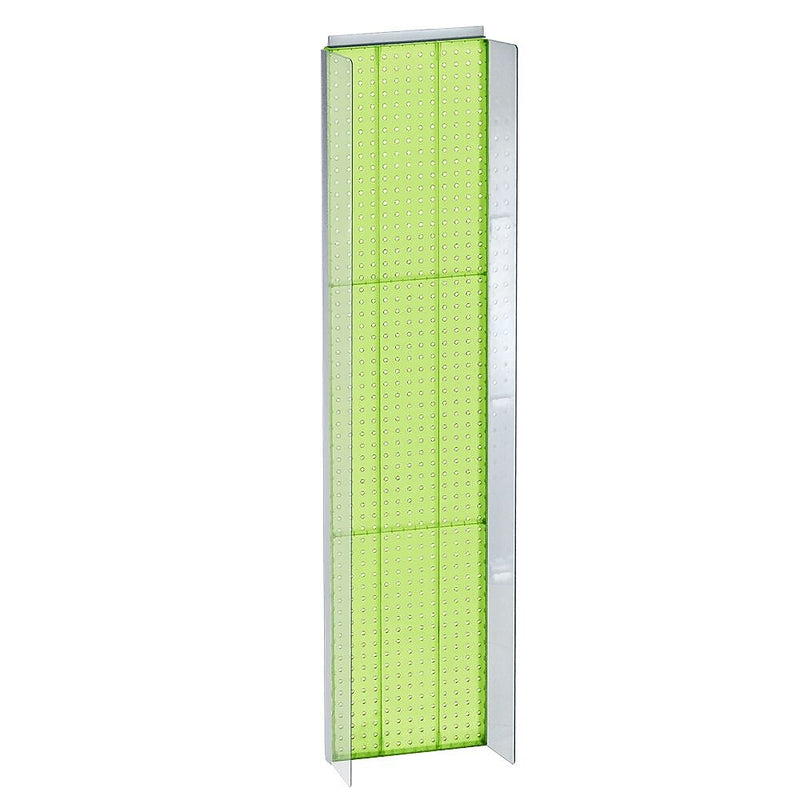 Azar Displays 14" x 60" Pegboard Powerwing Display, Green (700354-GRE)