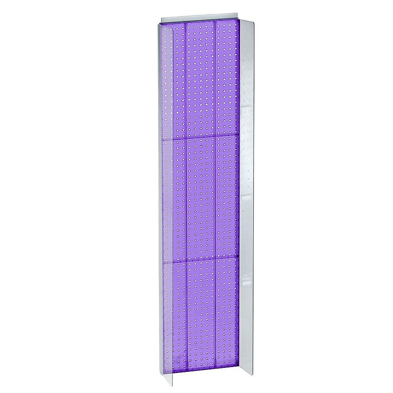 Azar Displays 14" x 60" Pegboard Powerwing Display Purple