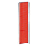 Azar Displays 14" x 60" Pegboard Powerwing Display Red
