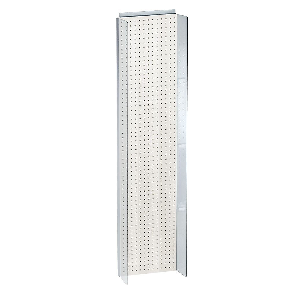 Azar Displays 14" x 60" Pegboard Powerwing Display, White (700354-WHT)