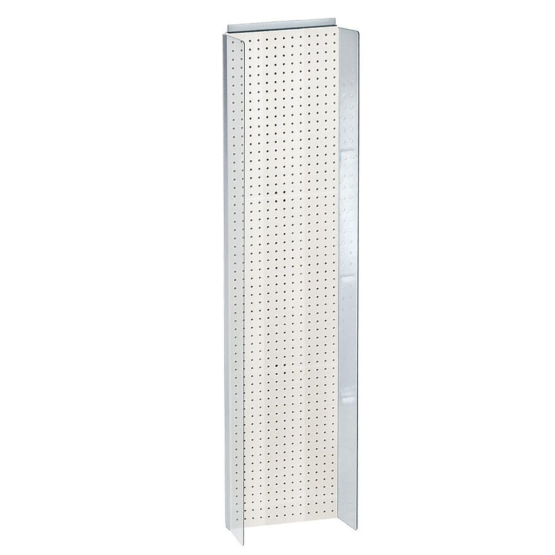 Azar Displays 14" x 60" Pegboard Powerwing Display, White (700354-WHT)