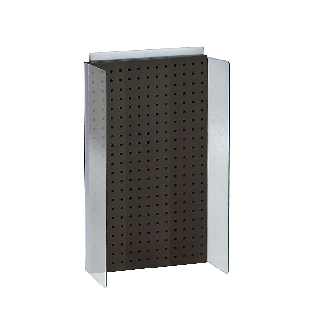 Azar Displays 13.5" x 22" Pegboard Powerwing Display Black