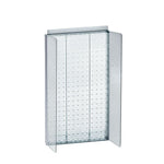 Azar Displays 13.5" x 22" Pegboard Powerwing Display Clear