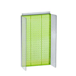 Azar Displays 13.5" x 22" Pegboard Powerwing Display, Green (700355-GRE)
