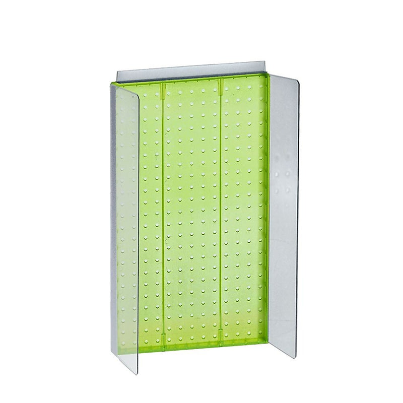 Azar Displays 13.5" x 22" Pegboard Powerwing Display, Green (700355-GRE)