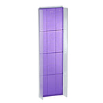 Azar Displays 16.75" x 60" Pegboard Powerwing Display Purple