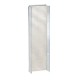 Azar Displays 16.75" x 60" Pegboard Powerwing Display White